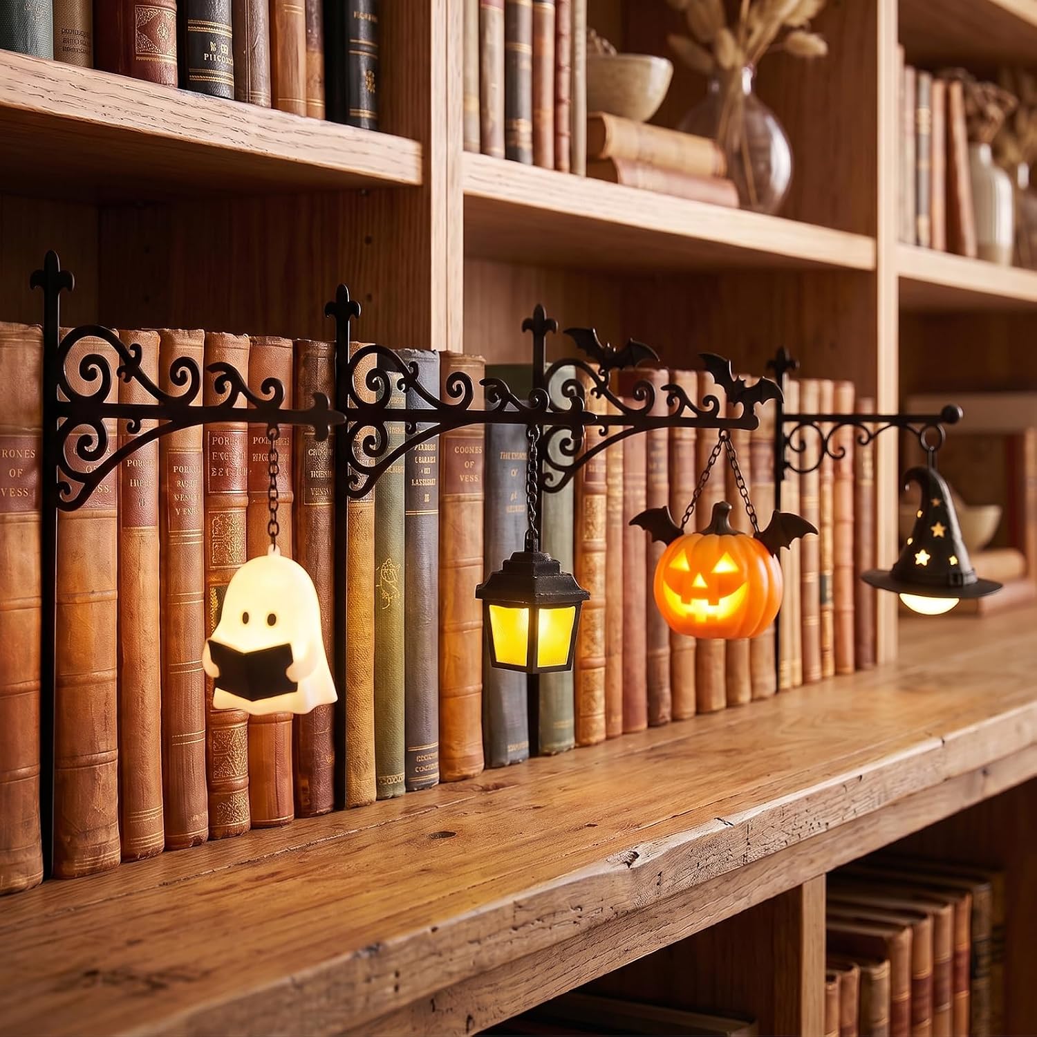 Lighting Decoration For Home - Bibliothekslaterne - Dekorative Bücherregal-Beleuchtung, Leseecke, LED-Nachtlicht,
