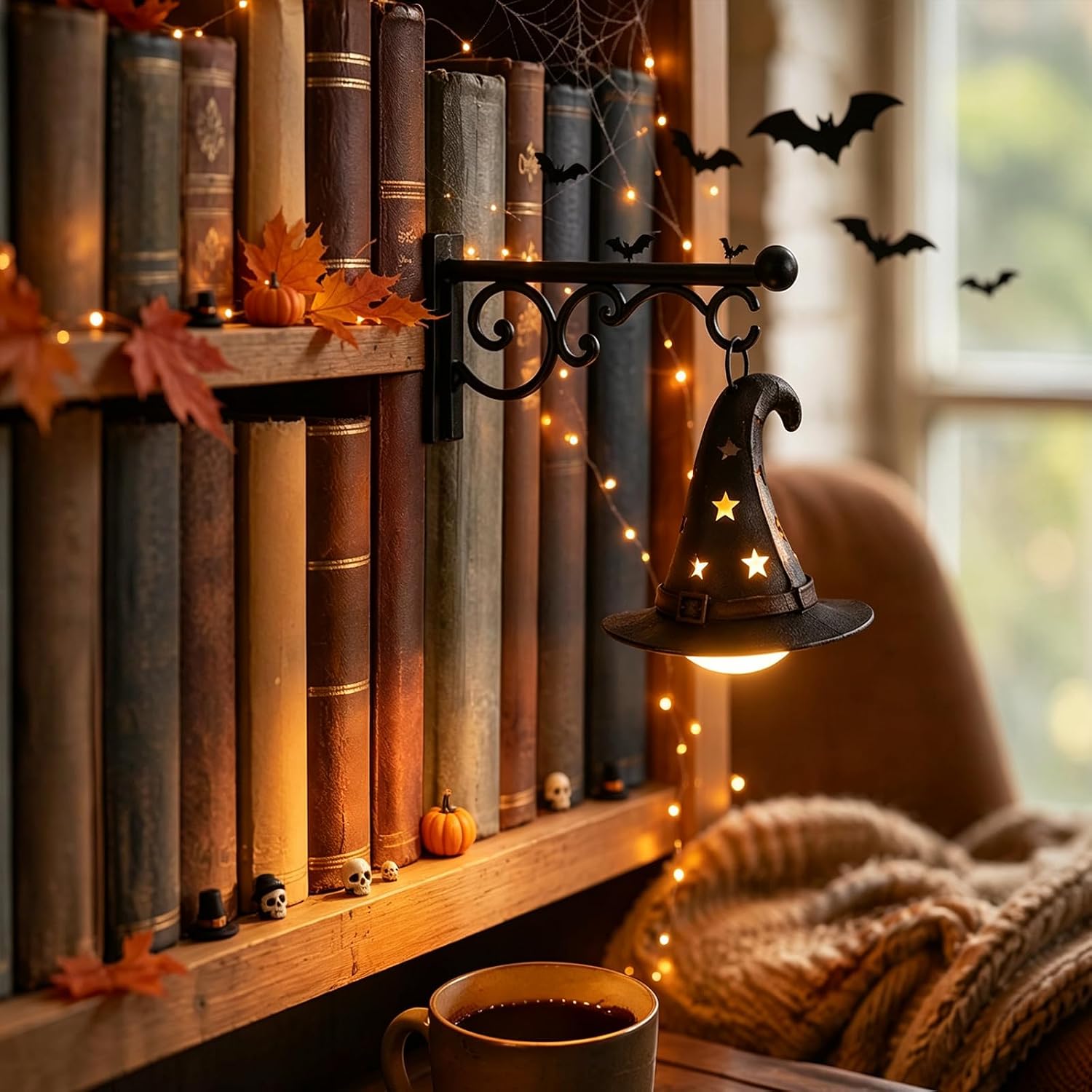 Lighting Decoration For Home - Bücherregallampe, Bibliothekslaterne, Mini-Bücherregallampe, Lesenischenlampe, Dekoration für