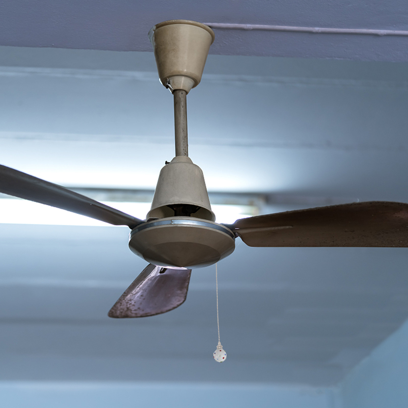 Decor Lighting Ceiling Fans - 50 cm Kristallkugel-Pendelleuchte mit Zugkette für
