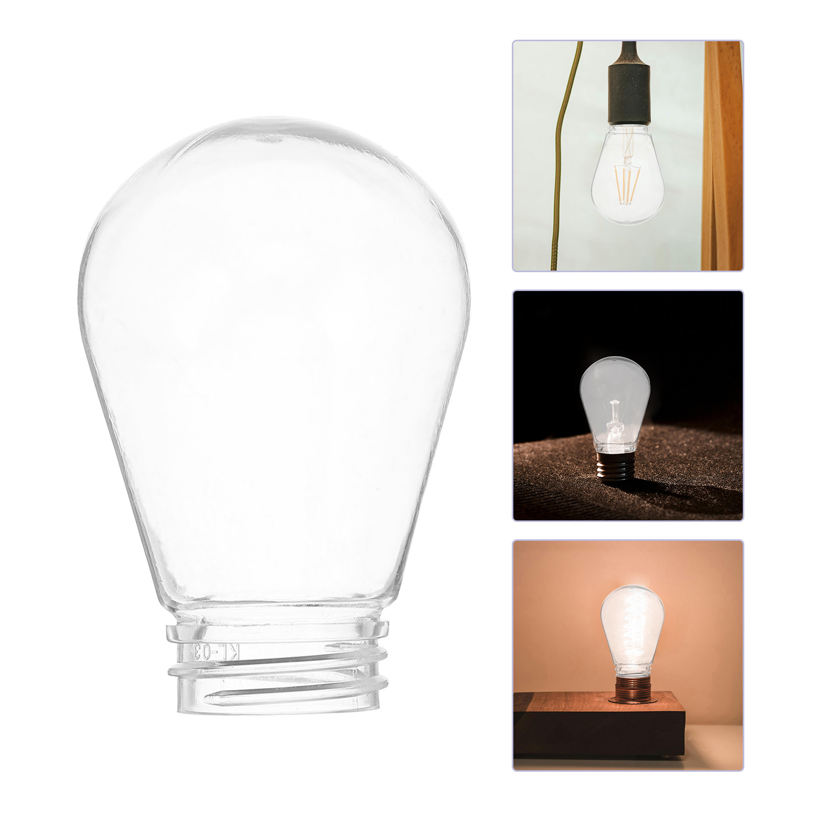 Lighting Decoration Stand - 30 Stück Klare Glühbirnenabdeckungen Transparente Kunststoffhüllen