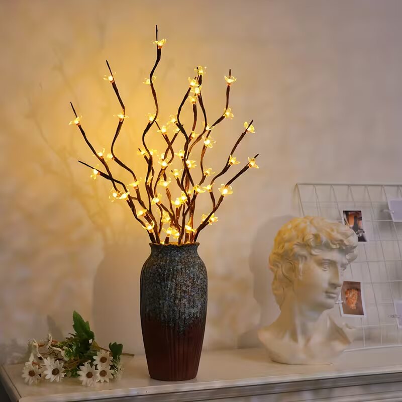 Lighting Decoration For Home - 1/2 Stück 20LED Kirschblütenbaum-Zweiglichter für Innen-