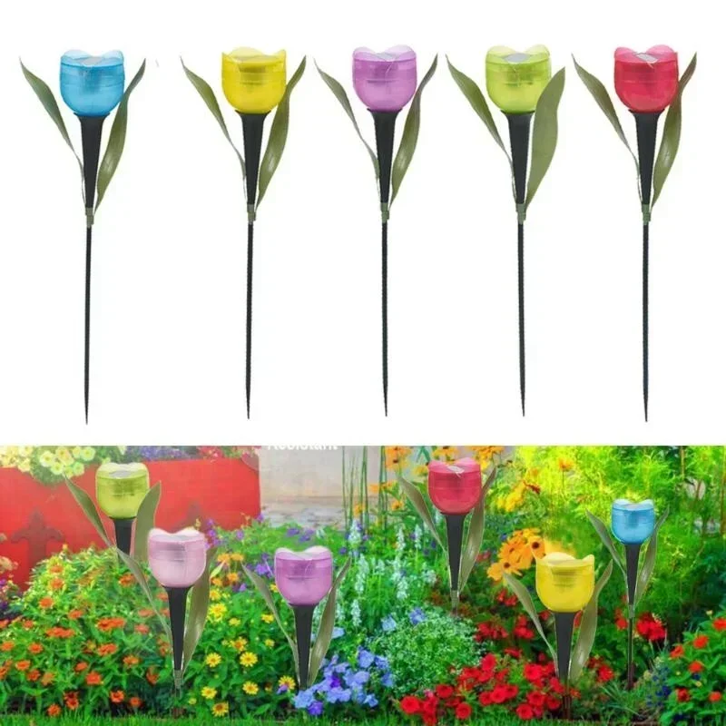 Lighting Decoration Stand - 1 Stück Garten Tulpe Blumen form