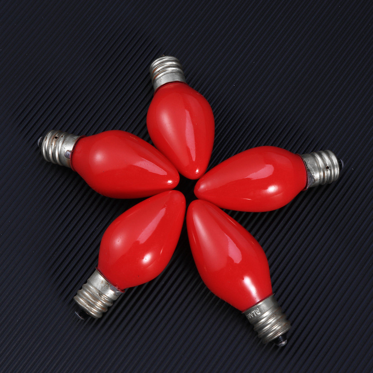 Wall Decor Lighting - 50 Stück Edelstahl-Glühbirnen E12 7W 120V