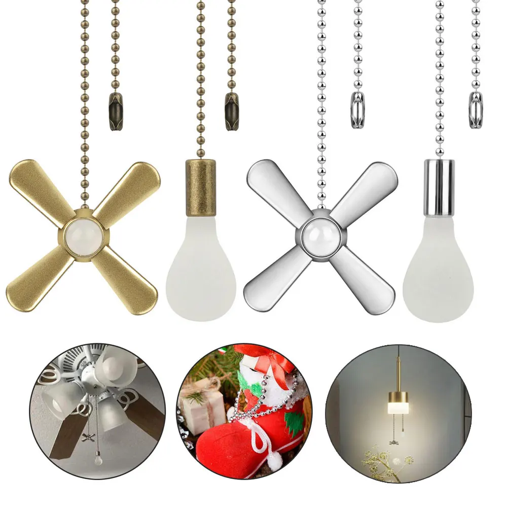 Decor Lighting Ceiling Fans - 1pc Decken ventilator Zug kette Perlen