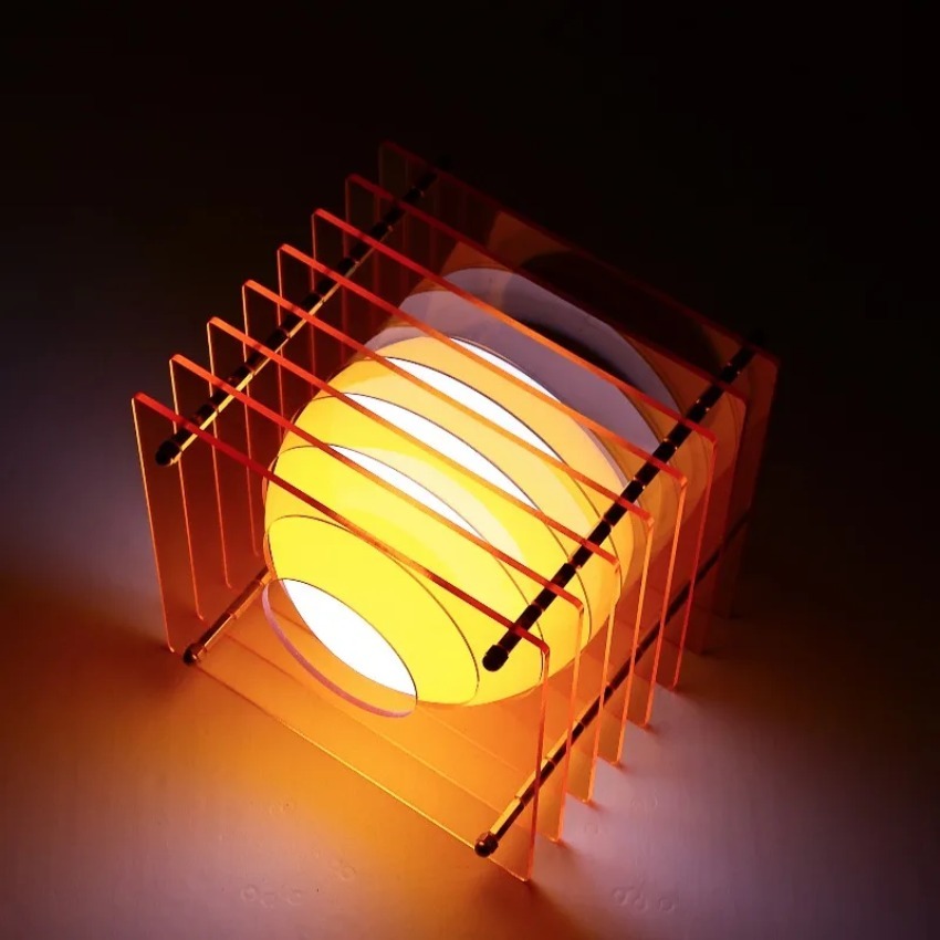 Lighting Decoration For Home - DIY Mondlampe Acryl Tausendschichtlampe Desktop-Dekoration Hängende