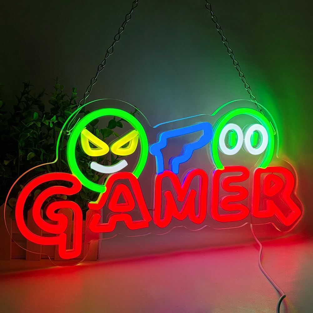 Gamer Neon-Schild LED-Wandleuc – Lighting Christmas Decor Bewertung und Preis