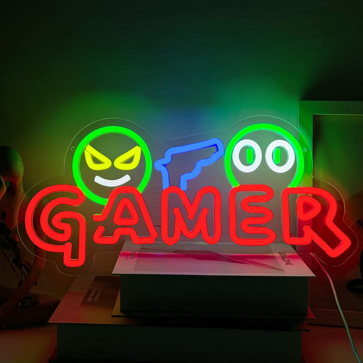 Gamer Neon-Schild LED-Wandleuc – Lighting Christmas Decor Bewertung und Preis