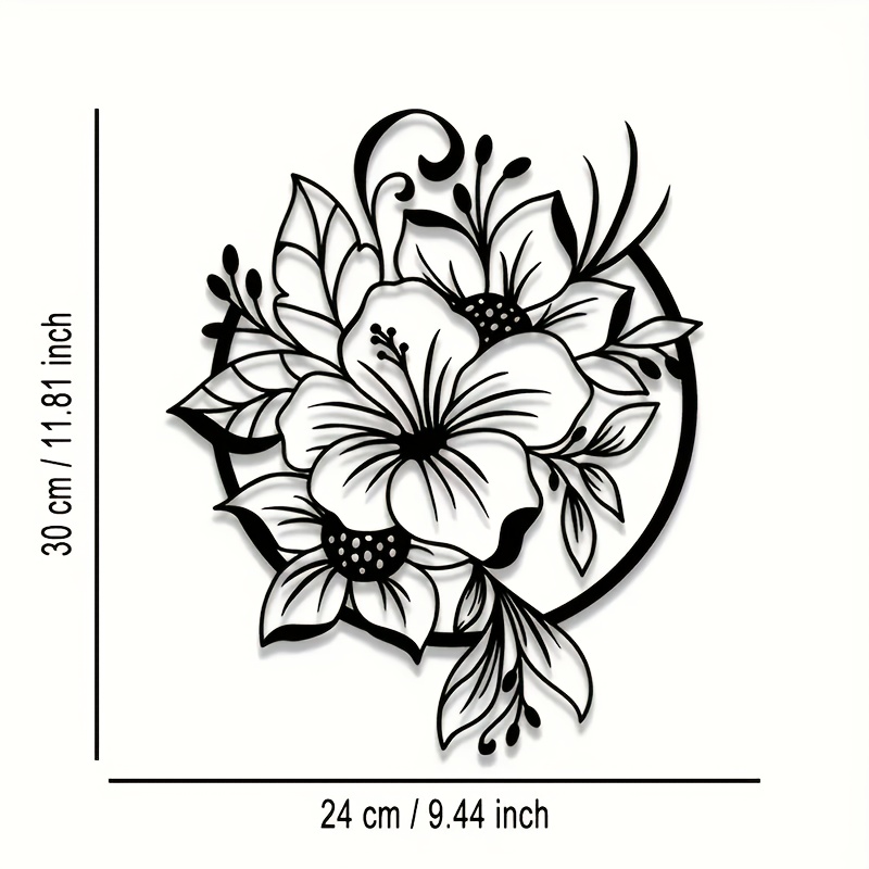 CIFBUY Metall-Wandkunst, Lilie – Lighting Metal Wall Decor Bewertung und Preis