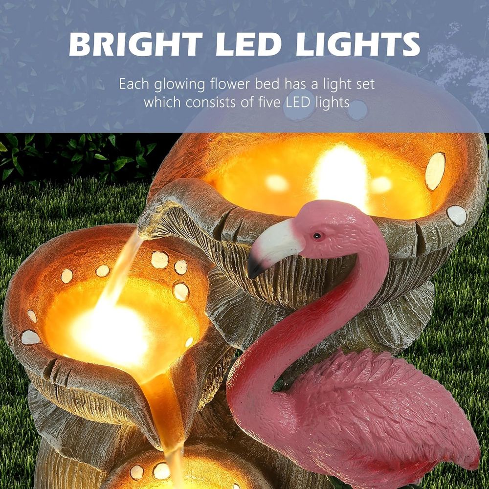 5-stufiger Gartenwasserfall mi – Lighting Decoration Stand Bewertung und Preis