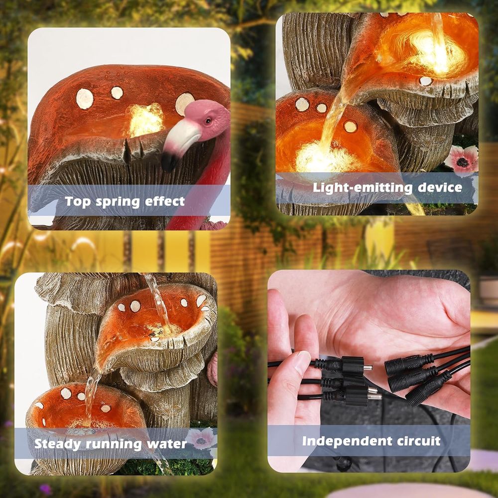 5-stufiger Gartenwasserfall mi – Lighting Decoration Stand Bewertung und Preis