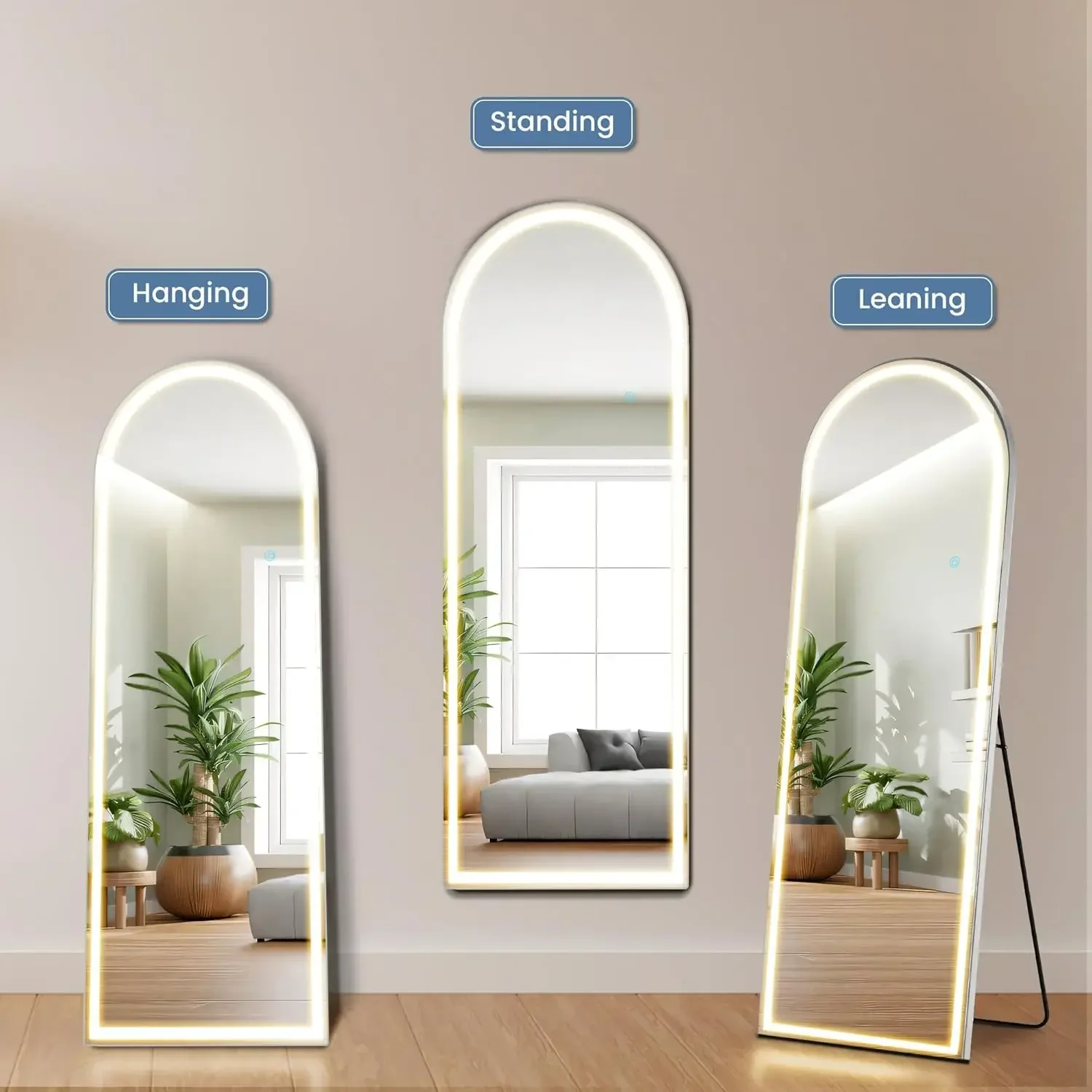 Ganzkörper-Wandspiegel mit LED – Lighting Decoration Stand Bewertung und Preis