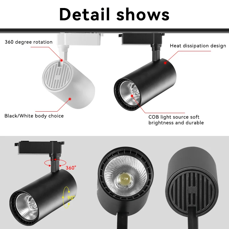 LED-Schienenstrahler-Set 110V  – Decor Lighting Fixtures Bewertung und Preis