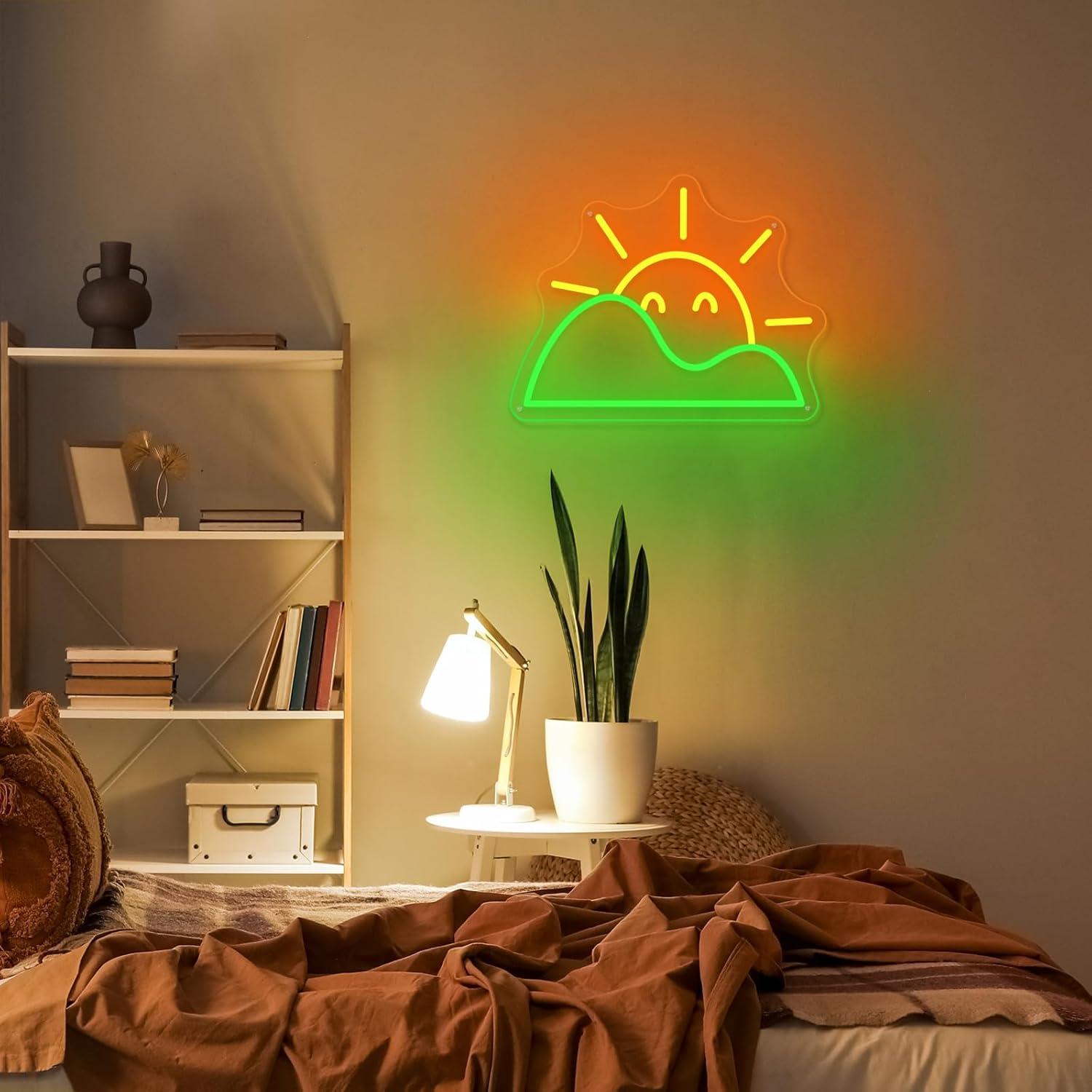 Sonnenaufgang-Neonschild USB D – Lighting Decor Sunrise Bewertung und Preis