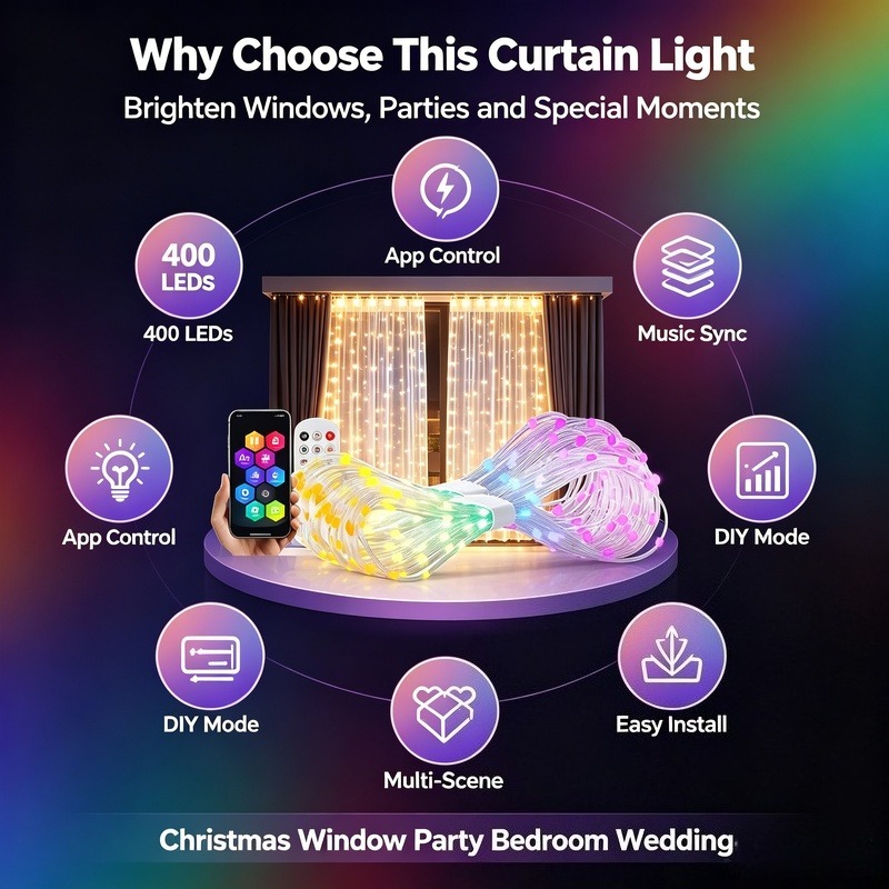 USB-betriebene, App-gesteuerte – Lighting Christmas Decor Bewertung und Preis