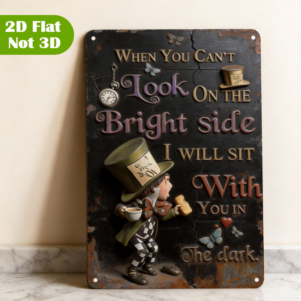 Metallplakette mit Zitat von M – Lighting Metal Wall Decor Bewertung und Preis